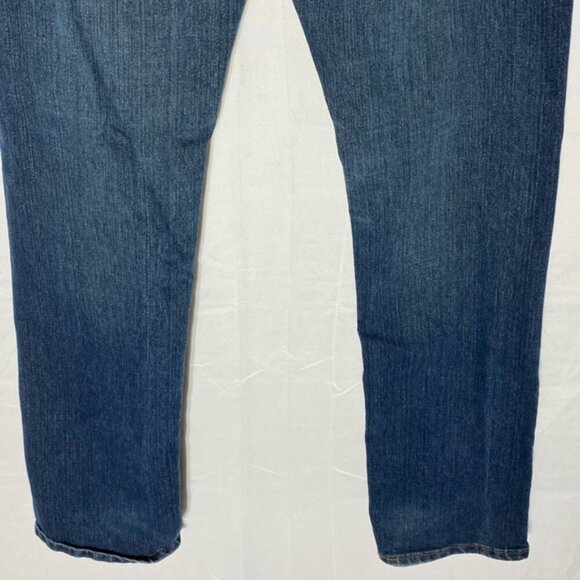 Wrangler O2 Competition Advanced Comfort Mea Dark Wash Straight Leg Jeans 31 - Picture 14 of 16